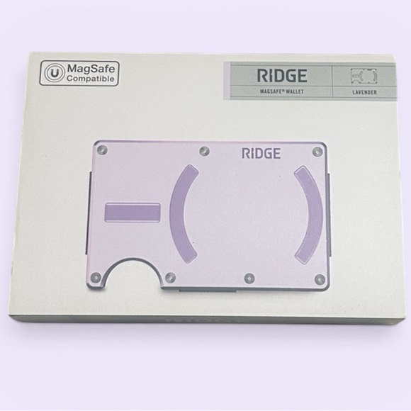 Ridge Handbags - Ridge MagSafe Wallet - Lavender Aluminum Card Holder NIB
